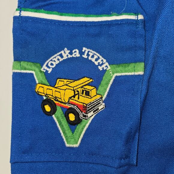 Tonka Tuff Polo Shirt Shorts Outfit Size 5T Blue Embroidered 1985 Elkay VG+ Cond - Picture 12 of 12
